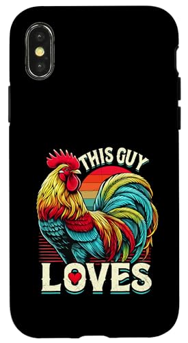 This Guy Loves Cock Funny Gay Man LGBT Blague Humour Adulte Coque pour iPhone X/XS