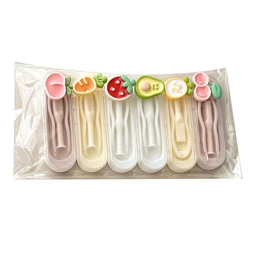 CHAKAE 6 Establecer Lentes De Contacto De Dibujos Animados Aplicadores Accesorios Herramientas Removedor Con Diseño Higiénico Para Manejo Seguro Uso Viajes Lentes Contacto Aplicador Y Removedor