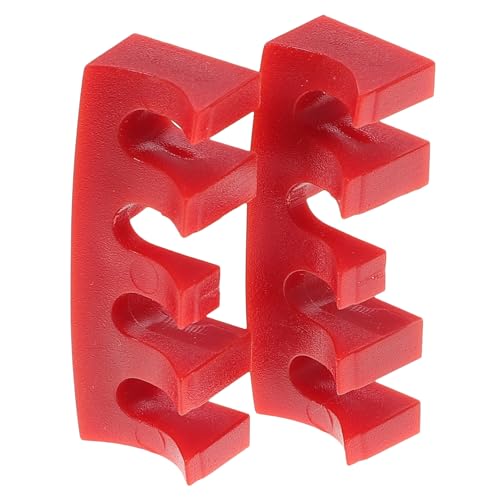 Kisangel 2pcs Badminton Racket Pressure Reducer Spreader Slinger Protector Adjuster Badminton with Spreaders Racquet Load Stringing Dampener Vibration Racket Tool Stringing Tool PVC Red -  HHQ349Y930ITC11PCGW