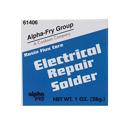 Alpha Fry 1 oz. Repair Solder 0.09 in. Dia. Tin/Lead 40/60 1 pc.