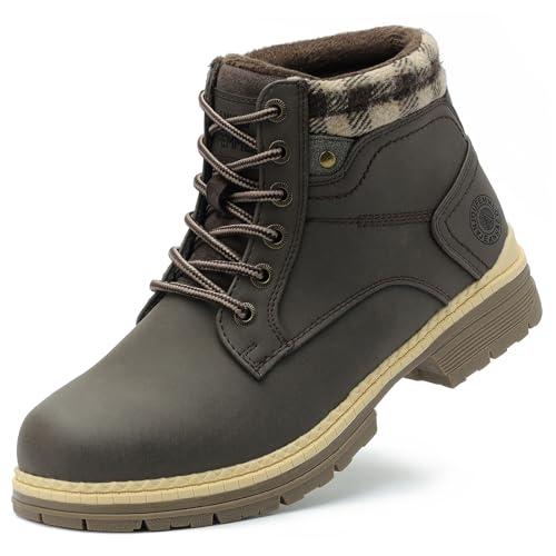 ANJOUFEMME Women's Waterproof Winter Hiking Boots