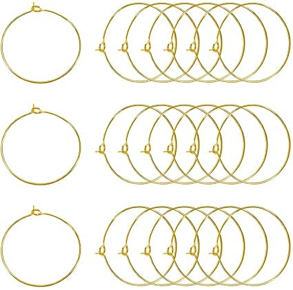 SATRA TRADERS | 144 Pair Round Loop Rings | 5 1/2 NO. 28mm | 1 Gross 144PAIR, Silver (B0BC48BL5J) Amazon Price History, Amazon Price Tracker