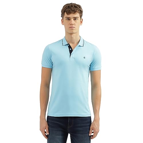 Image of United Colors of Benetton Men's Solid Regular Fit Polo Shirt