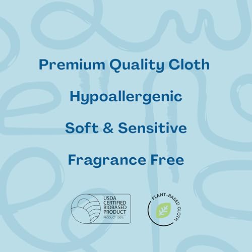 Image of Hello Bello Extra Gentle Unscented Baby Wipes, Plant Based, Made with 99% Water and Aloe for Babies and Kids, 1080 Count