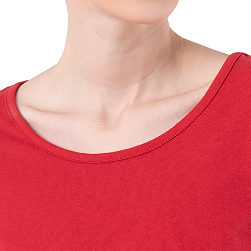 Image of Fruit of the Loom Women's Sueded Jersey Crew Top and Fleece Pant Sleep Set