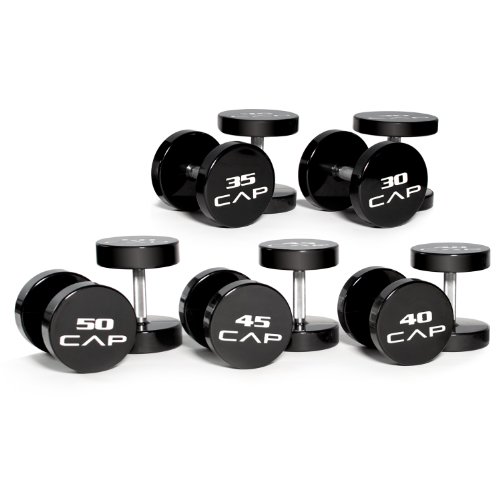CAP Professional Urethane Dumbbell Set, 550-pounds