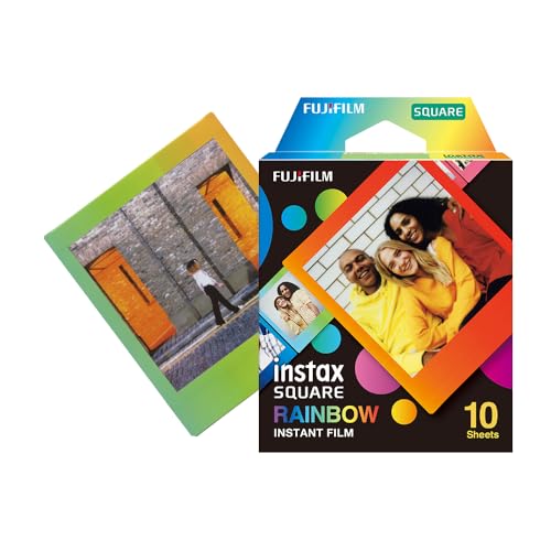 Instax Fujifilm instax Square Rainbow - Película instantanea, 10