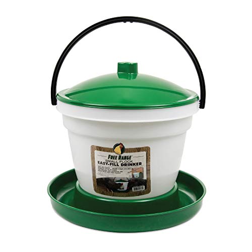 Harris Farms Poultry Drinker | Simple and Easy to Use for Any Size Flock | Made of BPA-free Plastic | 3.5 Gallon