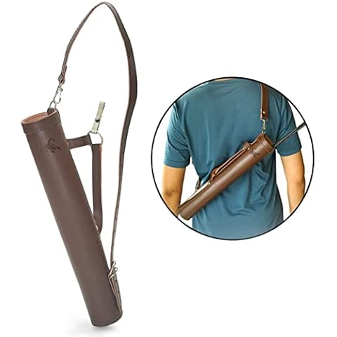 Scorpion Archery Leather Back Arrow Quiver Cover