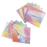 DOITOOL 2 Packungen Diy Doppelseitiges Origami Papier Faltpapier für Bastelprojekte Buntes Papier für Erwachsene für Kunst Diy und Schulprojekte