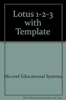 Paperback Lotus 1-2-3 with Template Book