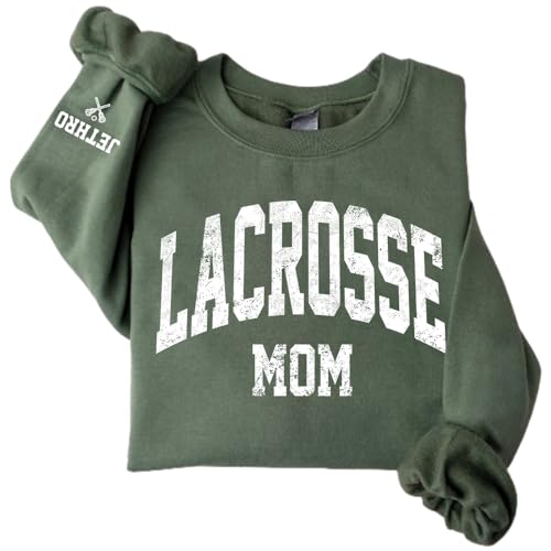 Personalized Lacrosse Mom Shirt, Custom Sport Mom Shirt, Shirt for Lacrosse Mom Lover, Gift for Mom, Support Lacrosse Match Outfit 2