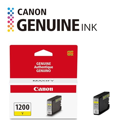 Canon PGI-1200 Genuine Yellow Ink Tank, Compatible with MB2120, MB2720, MB2020, and MB2320 Printers - image 2