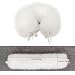 Asudaro Damen Flauschig Fellkragen Kunstfell Pelzkragen Schal 53cm Verdickte Winterschal Flauschig Plüsch Kunstpelz Pelzschal Wintermantel Kragen Nackenwärmer Warmer Fellkragen Schal Pelzkragen braun