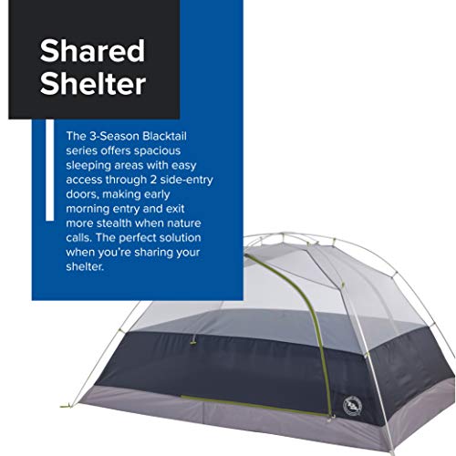 Carpa para camping Big Agnes Blacktail para 3 personas miniatura 2