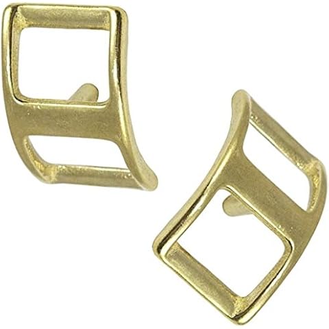 2 Pack Solid Brass Conway Buckle (1") - Leather Buckle - Rifle Sling - Horse Tack Reins - Versatile Leather Buckle Cover