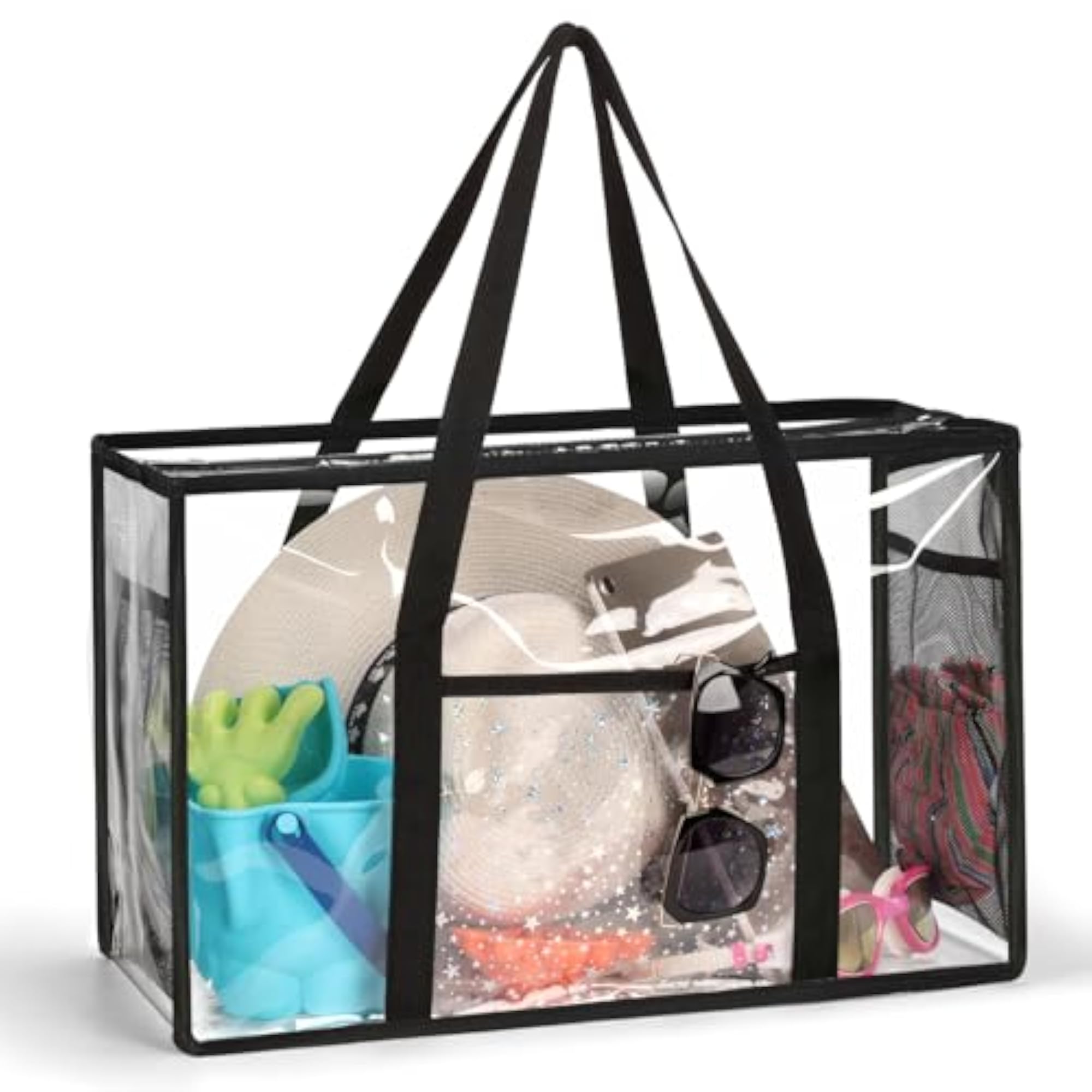 Clear Beach Tote Bag - Waterproof and Stadium Approved