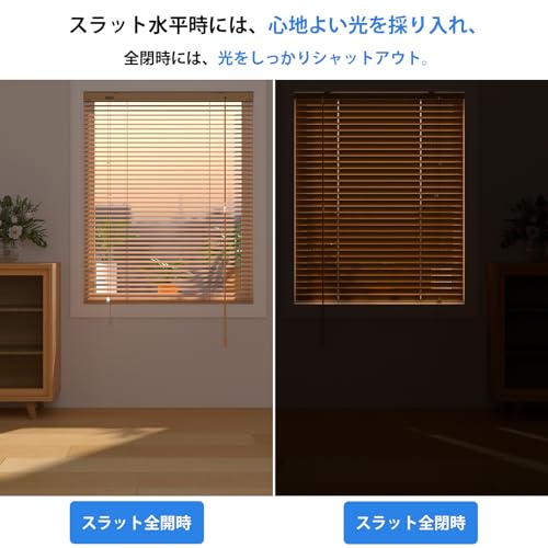 Blinhdome ブラインド 天井/壁面取付式(ビス止め)/ カーテンレールにも対応 1級遮光 アルミ製 防水 0.1cm単位オーダー 『幅165x丈120CM』 の商品画像 3