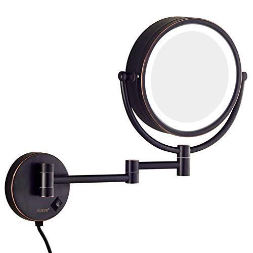 Espejo para maquillaje redondo de 8.5 pulgadas