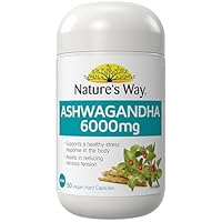 Nature's Way 6000 mg Ashwagandha 50 Capsules