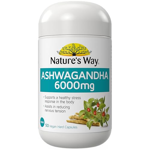 Nature's Way 6000 mg Ashwagandha 50 Capsules