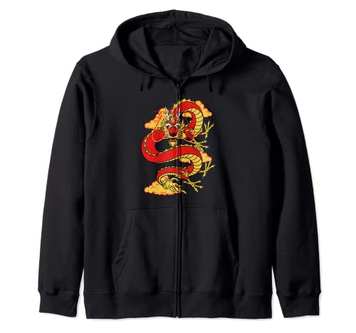 Chinese Dragon Sudadera con Capucha