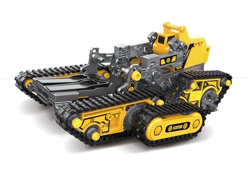 Revell Engineers I 4in1 Engineering Vehicle I Mit Fernsteuerung I 176 Teile I 4 Modellvarianten ohne Kleber I Einfacher Umbau I Interaktives Technik-Erlebnis I Für Kinder ab 8 Jahren