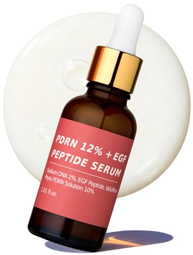 Salmon DNA PDRN 120,000 ppm EGF Peptide Microneedling Serum w/Volufiline, Phyto PDRN 12%, Growth...