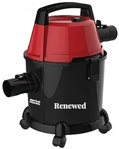 (Renewed) American MICRONIC - AMI-VCD15-1600WDx- 15 Litre Wet & Dry Vacuum Cleaner with Blower & HEPA Filter, 1600 Watts Powerful Motor, 28 KPa Suction with Washable dust Bag (Red/Black)