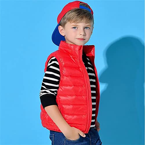 Boys And Girls Down Vest Sleeveless Jacket, Boys And Girls Fluffy Down Vest2