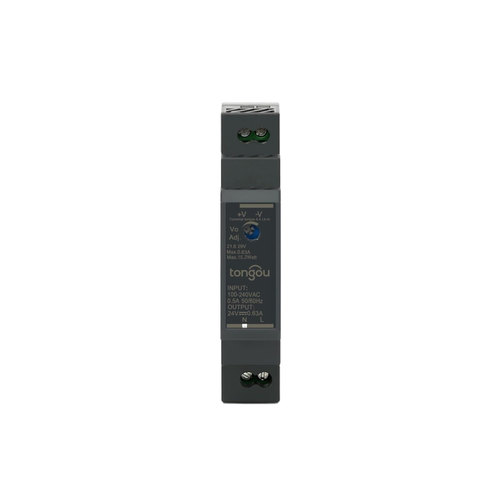 NVSFZGIYG 15W 30W 60W 5V 12V 24V 48V 85-264VAC-120-370VDC Single Output DIN Rail Power Supply(24V-100W)