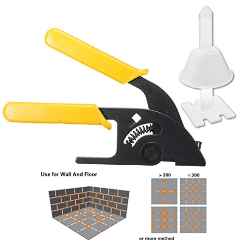 100Pcs Clips Y Alicates Azulejo Espaciador Azulejo Nivelación Sistema De Mosaico Cuñas Clip De Suelo Herramienta