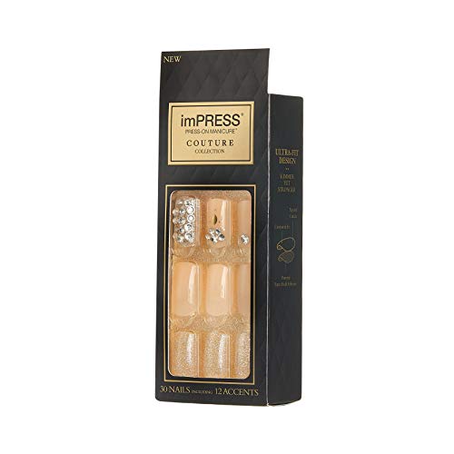 KISS imPRESS Press-On Nails Couture Collection Manicure Kit, ‘Lush Life’, Patented Super-Hold Adhesive, 30 Fake Nails… - Image 5