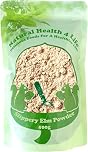Natural Health 4 Life 100% Pure Inner Bark Slippery Elm Powder - Support Gut Health, Gluten-Free, Vegan, Suitable for All Ages - 500g Slippery Elm Powder Resealable Pouch with Scoop