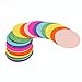 My Lifestyle 26Ft Set of 2 Rainbow Circle Paper Garland for Room Party Decorations Backdrop
