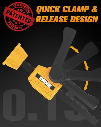 EWORK Bench Dog Clamp 3/4" (19mm) Up to 155 Lbs Clamping Force, Quick Clamping and Release Design for Workbench & DIY (2 Pack)