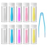 ZMDMAH 10 Stück Kontaktlinsen Einsetzhilfe Kontaktlinsen Sauger Weiche Linsen Kontaktlinsen Entferner Kontaktlinsensauger mit Kontaktlinsen Pinzette