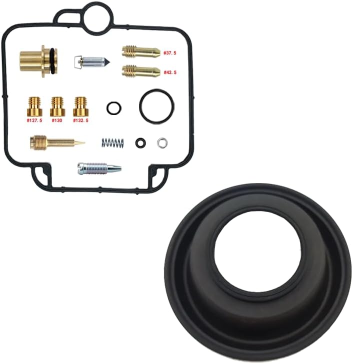 DR250 S DR250S Version Motorcycle Carburetor Repair Kit 1990-1995 DR 250S DR 250 Carburetor Rebuild Kit (Repair Kit, Float, Diaphragm)