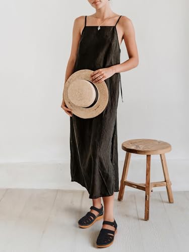 SHIBEVER Closed Toe Sandals Women: Summer Dressy Wedge Sandal - Fisherman Comfortable Hollow Out Sandals4