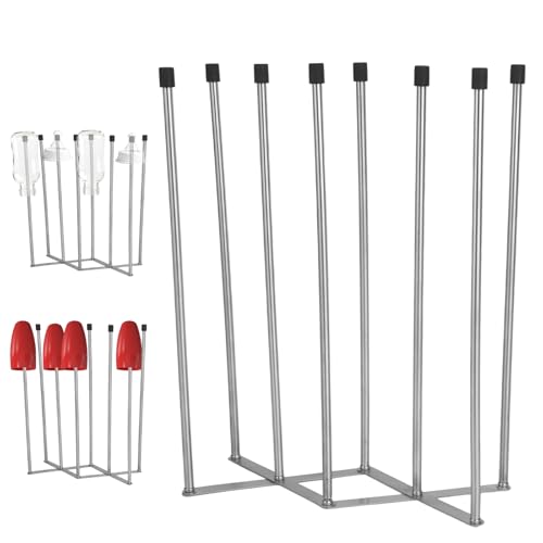 Fukaisu Foldable Bottle Drying Rack, Extendable Water Baby Bottle Drying Holder Fast Cup Dryer with Non-Slip Silicone Bottom Storage Bag Drainer Rack for Kitchen Home