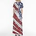 USA Dress Stars Stripe Independence Day Festival Maternity O Neck Fashion Dressy Patriotic USA Flag Fourth of July Outfits Vestidos De Verano para Mujer 2025