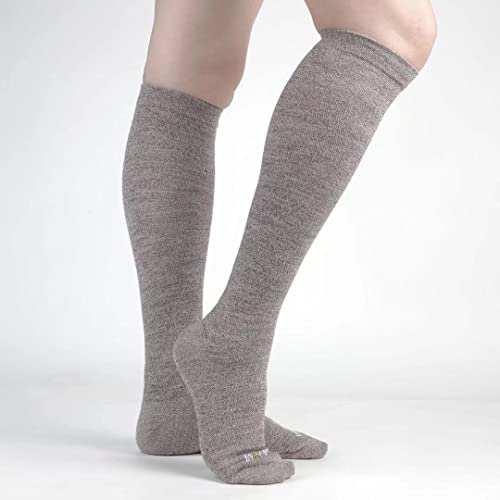 Image of ja vie 80% Merino Wool Ultra Soft 15-20mmHg Graduated Compression Socks for Women & Men