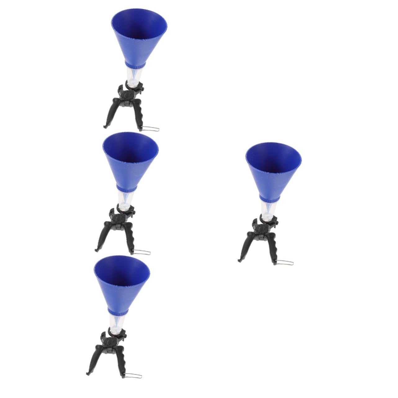 4stücke Öltrichter Für Multifunktionaler Kunststofftrichter Mit Breiter Öffnung Und Filter Für Benzin Und Flüssigkeiten Werkzeug Für Schnelles Nachfüllen Und
