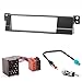 CARAV 11-011-3-Series 67 Kit d'installation façade d'autoradio DIN dans Dash Set for 3er (E46) 1998-2005 + Adaptateur ISO and Antenna Cable