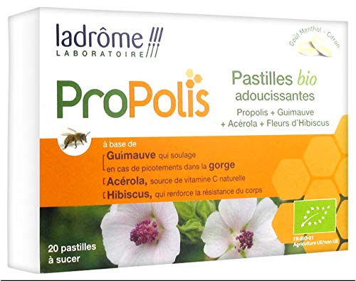 Ladrôme Propolis 20 Pastilles Adoucissantes Bio Cover