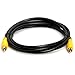 Cmple - RCA Subwoofer Cable 6 ft Digital Coaxial Audio Cable Composite Audio/Video Cord 1-RCA Cable Male to Male Coaxial RCA Cables for Home Theater, Rear View Parking Camera