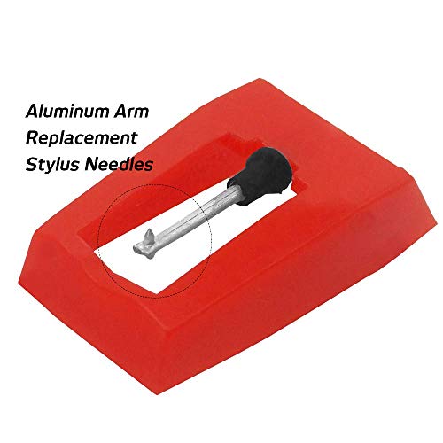Aguja de repuesto para vinilo vertical y modelos Quick Play LP que elimina los saltos de audio 2