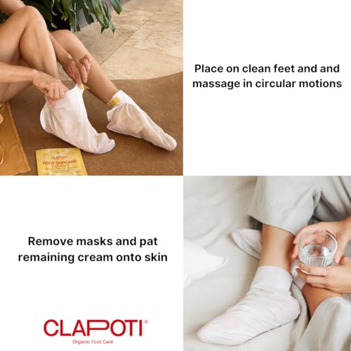 Clapoti FYC8142-220301-A Organic Cleansing & Moisturizing Foot Masks thumb #6