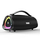 Basike caixa de som bluetooth portátil 100w rms (160w pico) tws