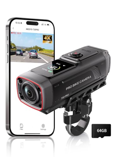 AKEEYO 730Pro 4K Motorcycle Dash Cam